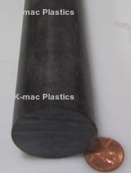 Black Polycarbonate Rods
