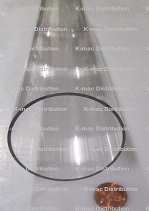 2 1/2 x 2 3/8 Polycarbonate Clear Tubes