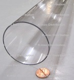 2 3/4 x 2 5/8 Polycarbonate Clear Round Tubes