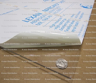 Lexan Sheet MR-10 Marguard Scratch Resistant Polycarbonate 1/2" Clear 72 x 16 